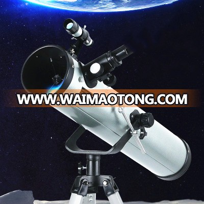 76mm Eyepiece and Moon Filter's Astronomical Reflecting telescope WT76700 with Adjustable tripod