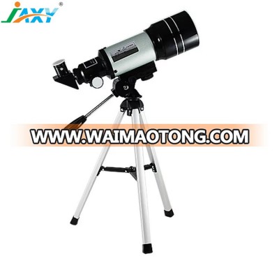 Jaxy classical D70mm F300mm high power long distance EQ reflector Astromical telescope as moon spotting scope for kids